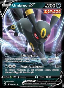 Umbreon V card in Italian