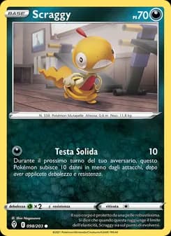 Scraggy card in Italian