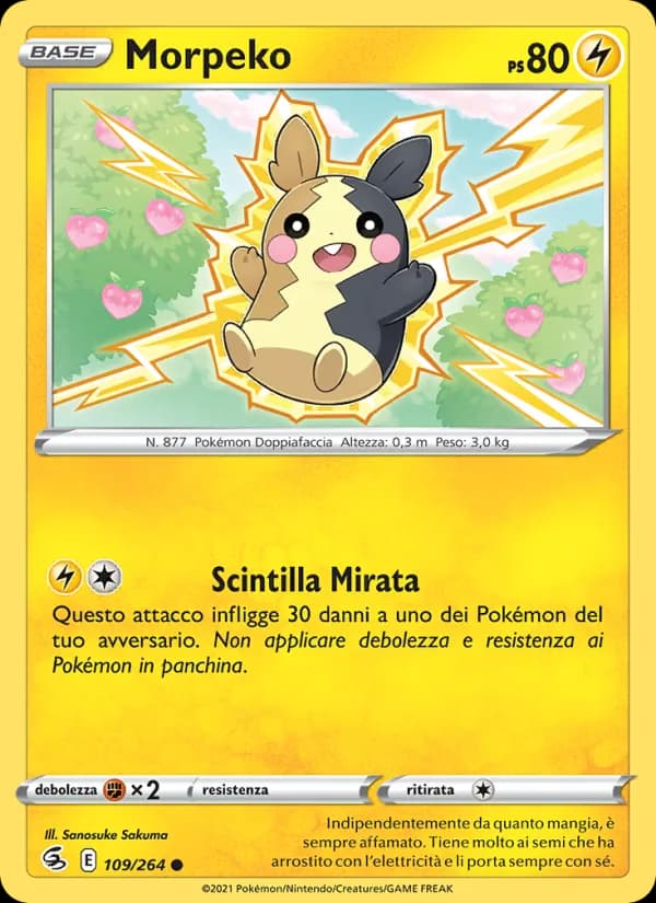 Morpeko card in Italian