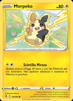 Morpeko card in Italian