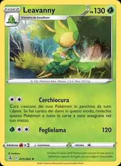 Leavanny card in Italian