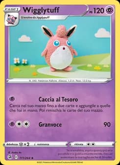Wigglytuff card in Italian