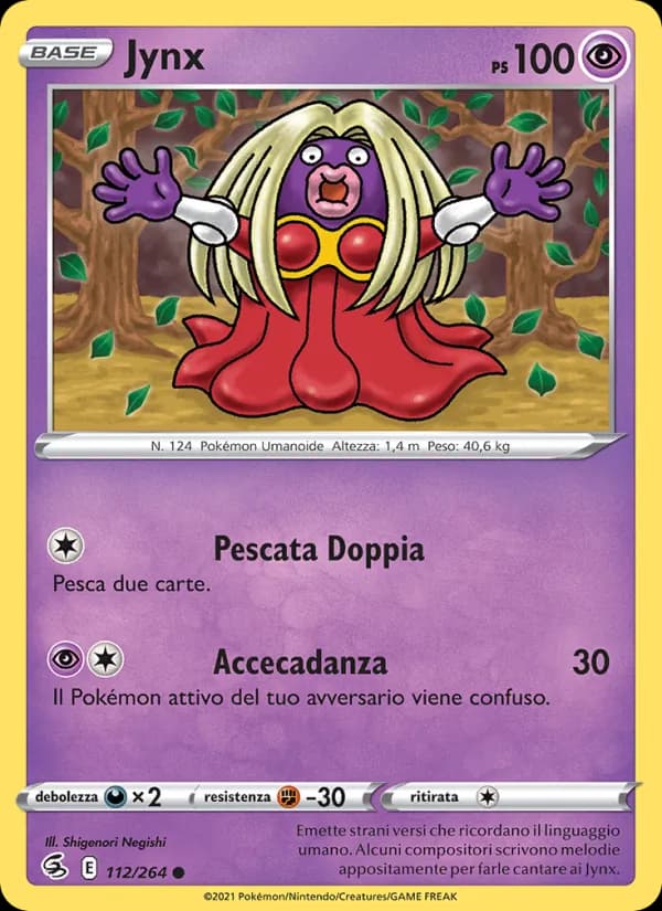 Jynx card in Italian