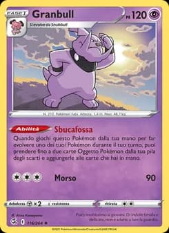 Granbull card in Italian