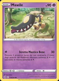 Mawile card in Italian