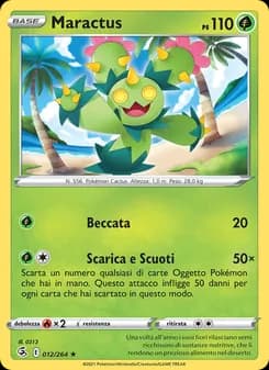 Maractus card in Italian