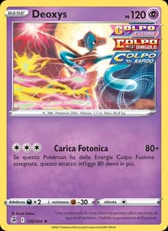 Deoxys card in Italian