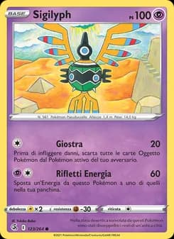 Sigilyph card in Italian