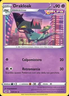 Drakloak card in Italian