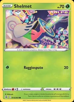 Shelmet card in Italian