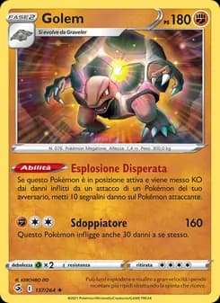 Golem card in Italian