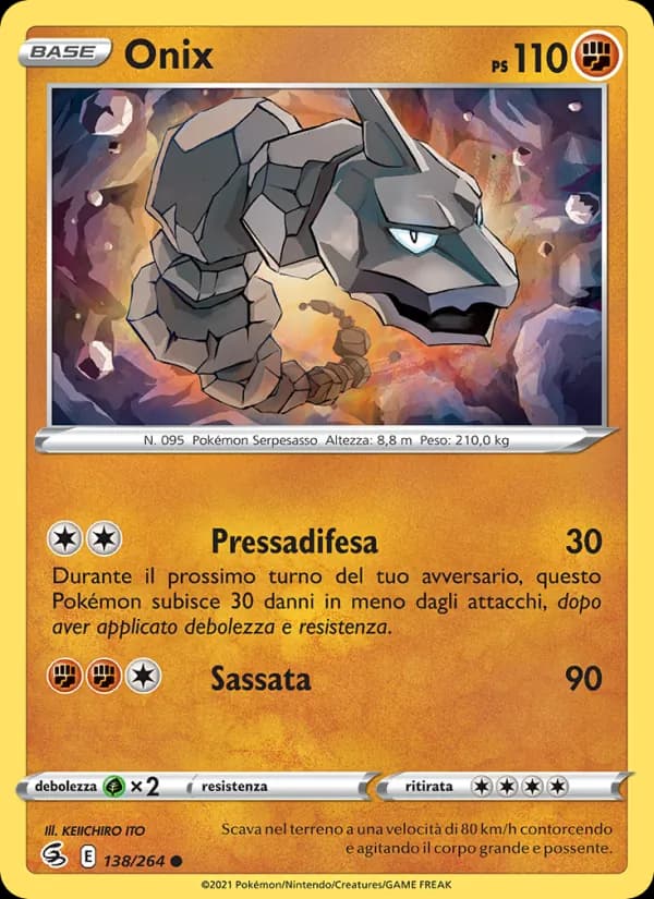 Onix card in Italian