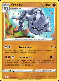 Steelix card in Italian