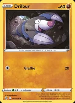 Drilbur card in Italian