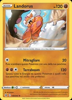 Landorus card in Italian
