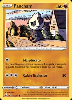 Pancham card in Italian
