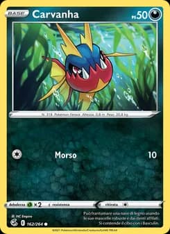 Carvanha card in Italian