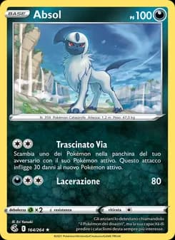 Absol card in Italian
