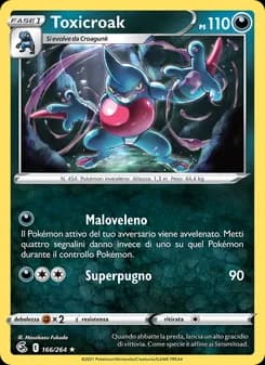 Toxicroak card in Italian
