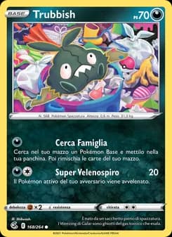 Trubbish card in Italian