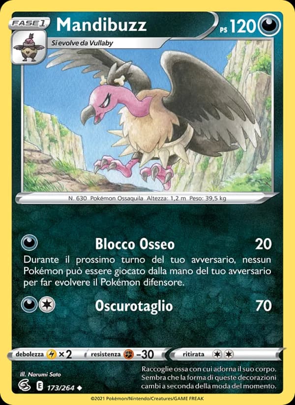 Mandibuzz card in Italian