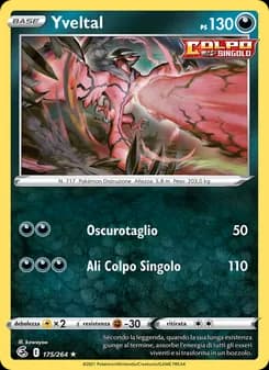 Yveltal card in Italian