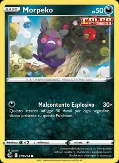 Morpeko card in Italian