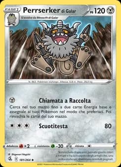 Perrserker di Galar card in Italian