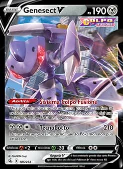 Genesect V card in Italian