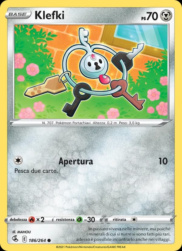 Klefki card in Italian