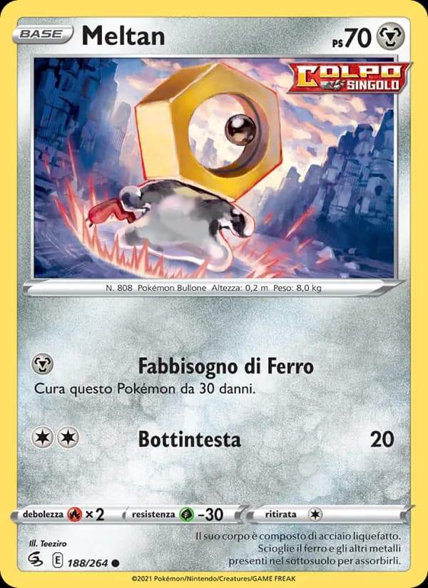 Meltan card in Italian