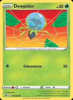 Dewpider card in Italian