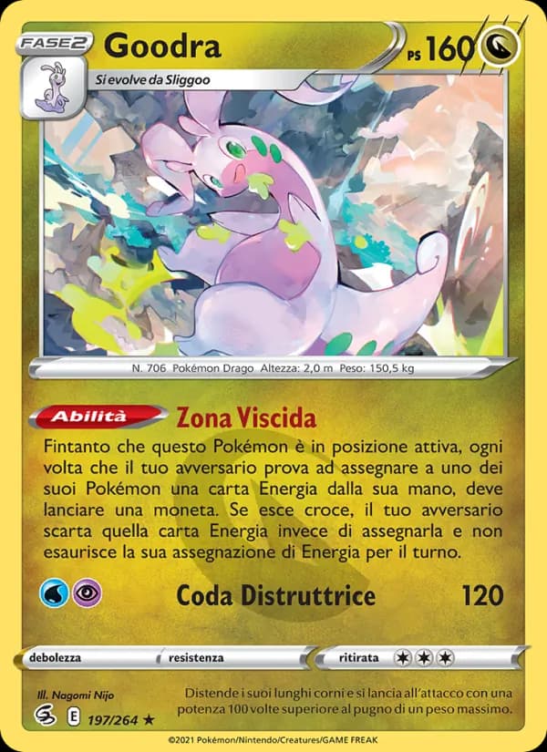 Goodra card in Italian