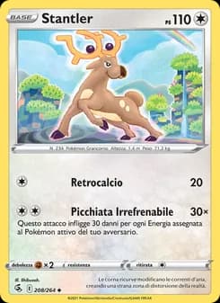 Stantler card in Italian