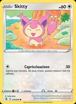 Skitty card in Italian