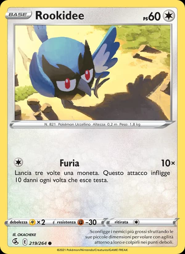 Rookidee card in Italian