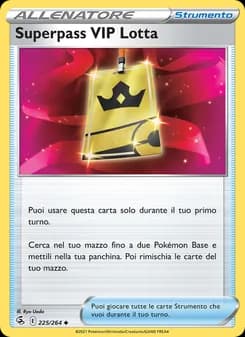 Superpass VIP Lotta card in Italian