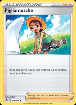 Pigliamosche card in Italian