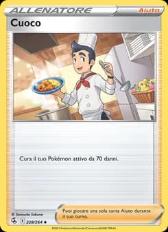 Cuoco card in Italian