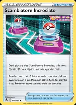 Scambiatore Incrociato card in Italian