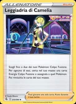 Leggiadria di Camelia card in Italian