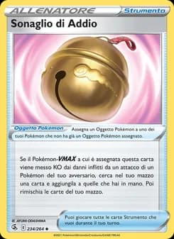 Sonaglio di Addio card in Italian