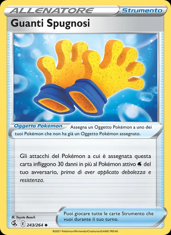 Guanti Spugnosi card in Italian