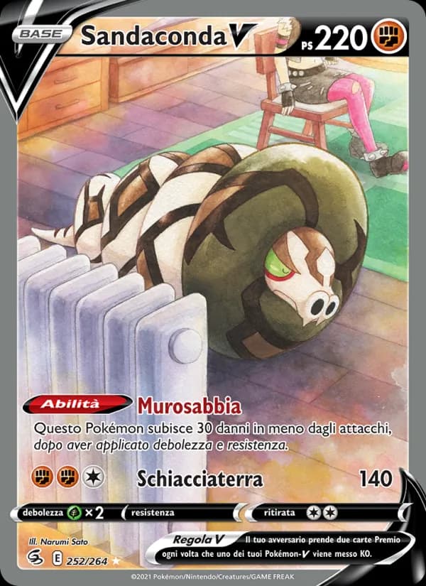 Sandaconda V card in Italian