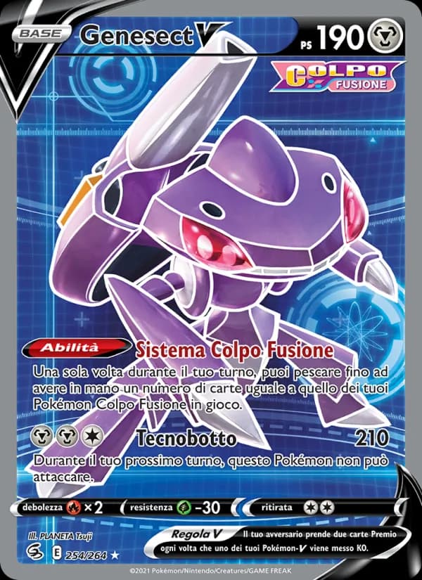 Genesect V card in Italian