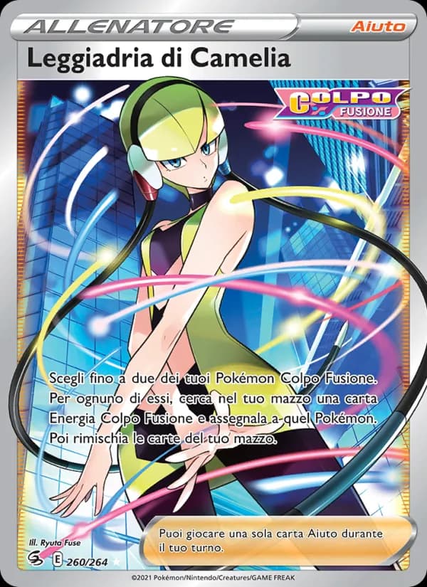 Leggiadria di Camelia card in Italian