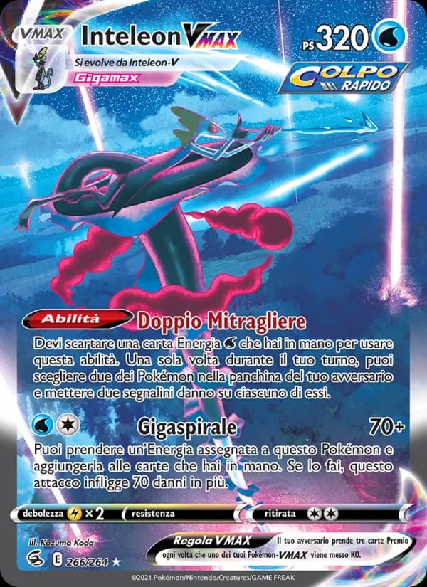Inteleon VMAX card in Italian