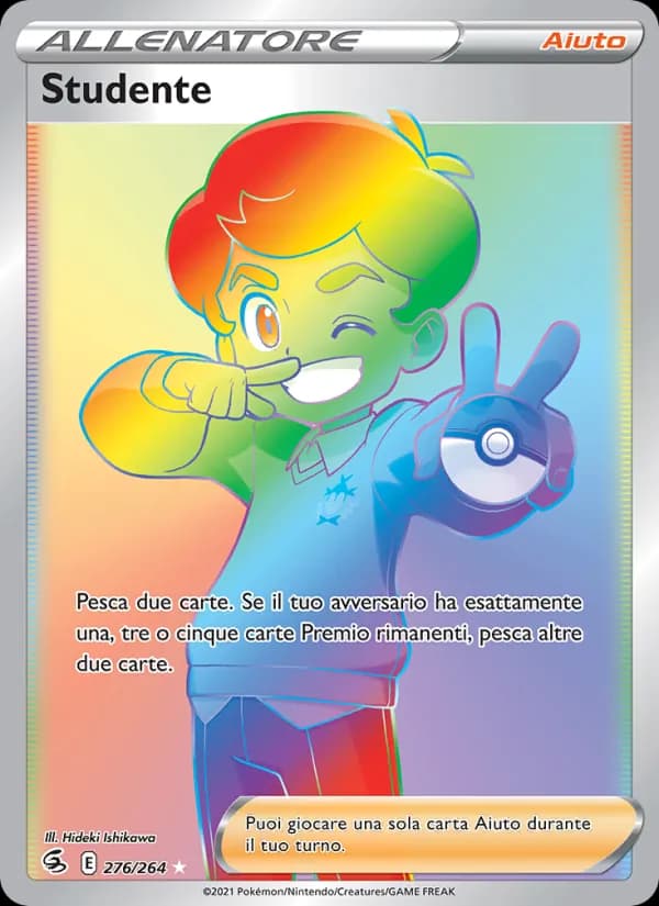 Studente card in Italian