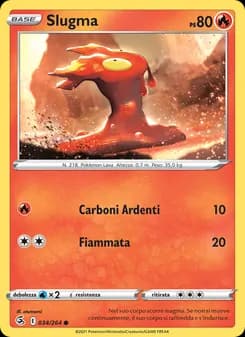 Slugma card in Italian