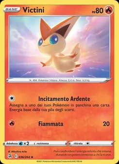 Victini card in Italian